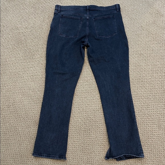 Abercrombie & Fitch The Skinny High Rise Jeans size 33 Black Wash Split Seams - Picture 2 of 14